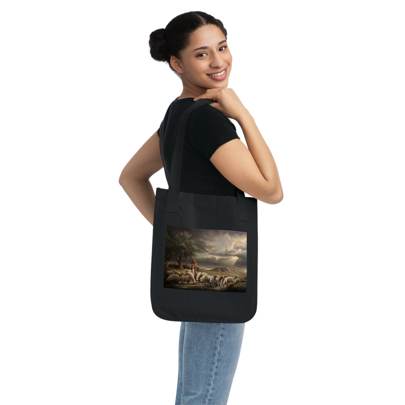 Shepherd and His Sheep- Tote Bag