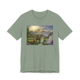 Elephant and Lion Paradise- T Shirt