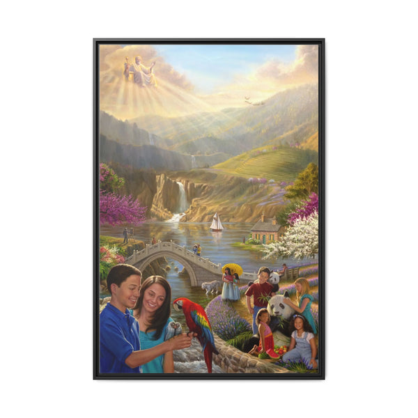 A Vision of Paradise - Canvas Print (Framed)