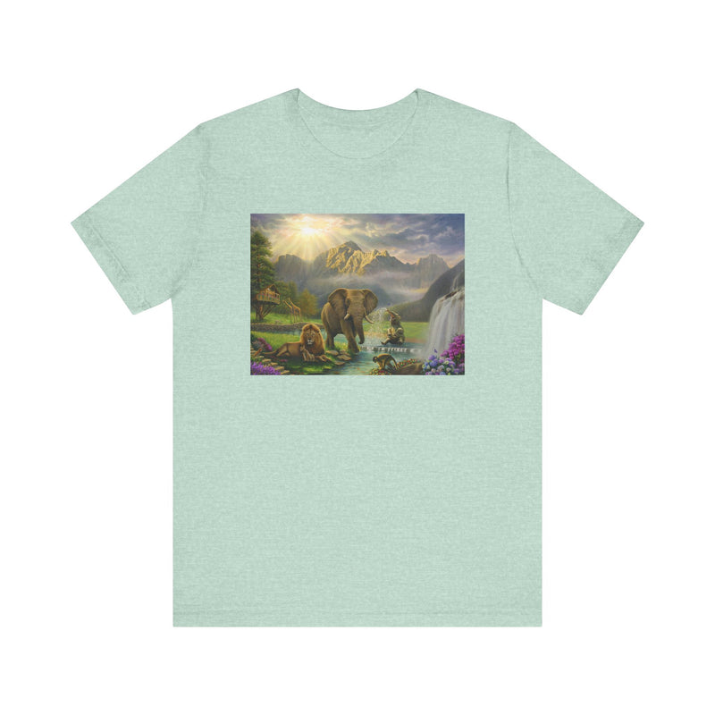 Elephant and Lion Paradise- T Shirt