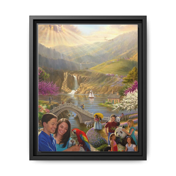 A Vision of Paradise - Canvas Print (Framed)