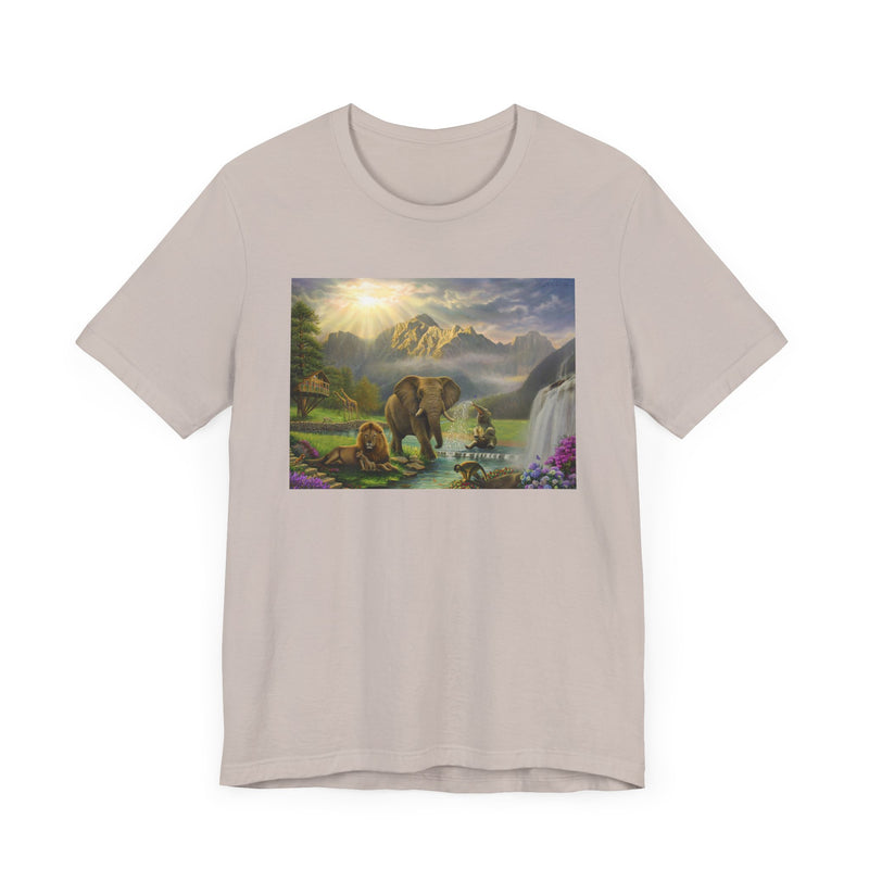 Elephant and Lion Paradise- T Shirt