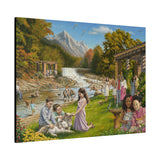 Children In Paradise- Canvas Print