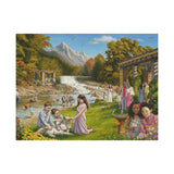 Children In Paradise- Canvas Print