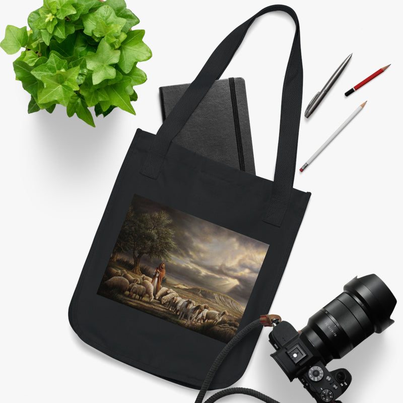 Shepherd and His Sheep- Tote Bag