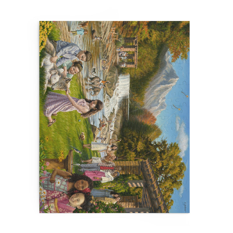 Children in Paradise- Puzzle - 120, 252, 500 Pieces