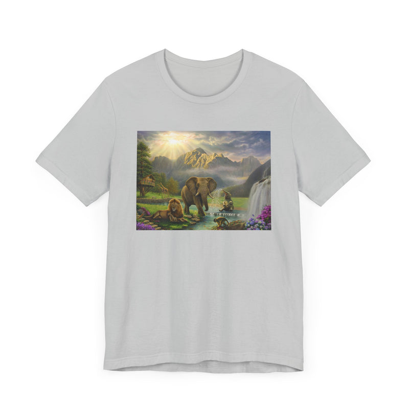 Elephant and Lion Paradise- T Shirt