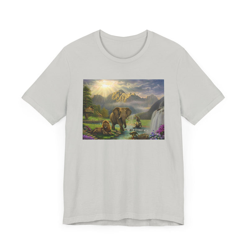 Elephant and Lion Paradise- T Shirt